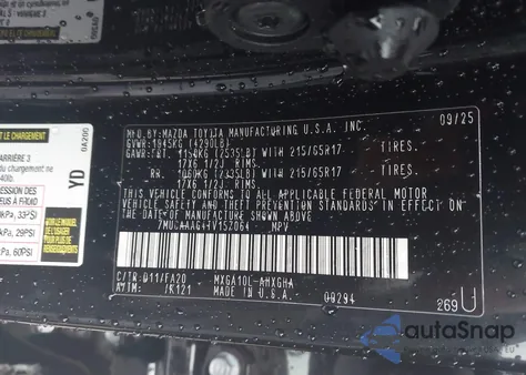 2026 Toyota Corolla Cross Le from USA, damaged, VIN 7MUCAAAG4TV157064